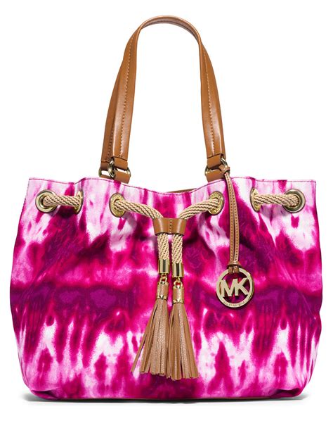 michael kors marina gathered tote tie dye|MICHAEL Michael Kors Marina Large Gathered Tote .